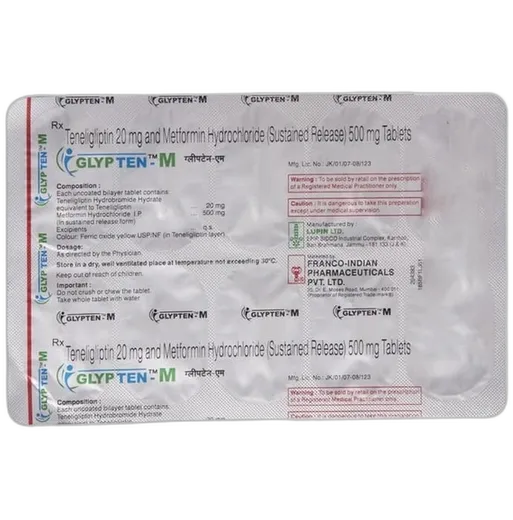 glypten m tablet 10's